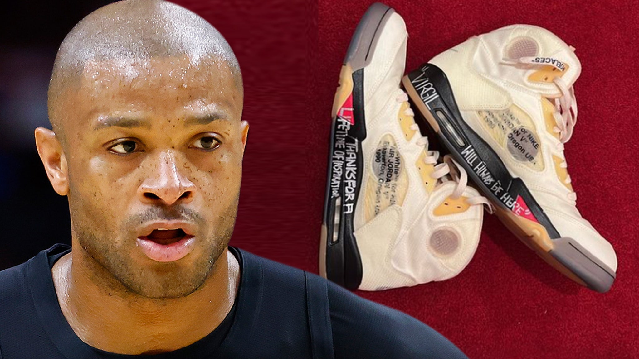 NBA's PJ Tucker Honors Virgil Abloh With Shoe Tribute