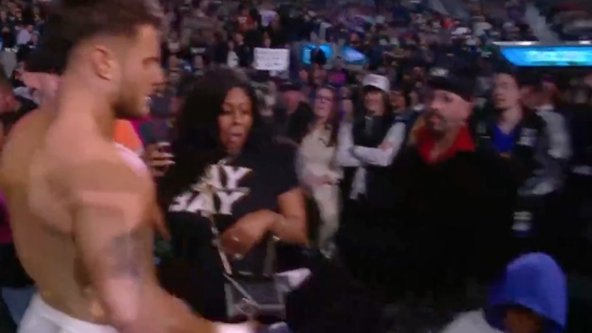 AEW Star MJF Throws Drink On Kid In Crowd At ‘Revolution,’ Young Fan Pissed
