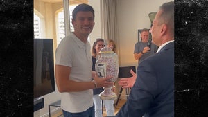 Max Verstappen Gets Hungarian G.P. Trophy Fixed, Lando Norris Can't Touch It!