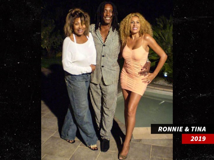 Ronnie Turner con Tina Turner