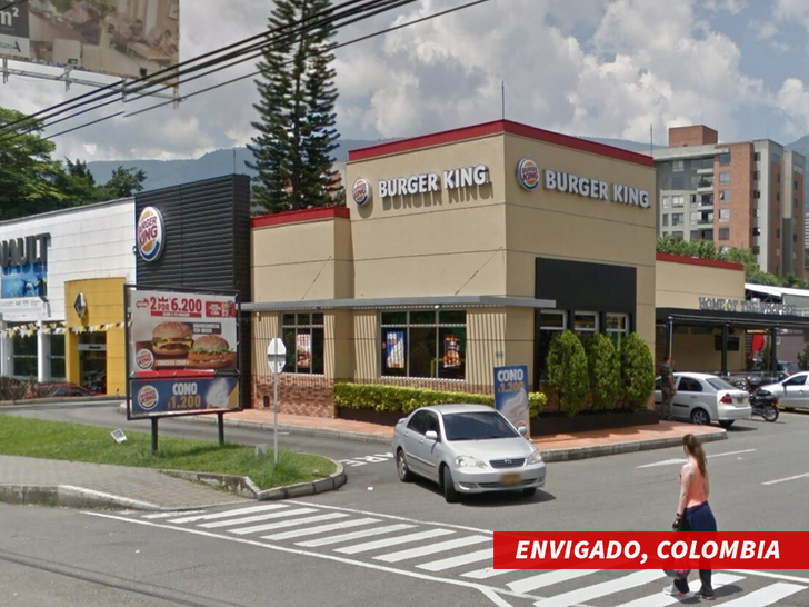 Burger King Water Tank In Colombia Envigado, Colombia