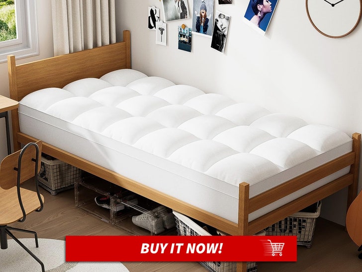 Twin XL Mattress Topper for College Dorm