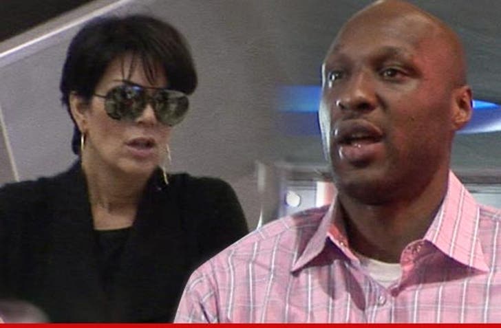 Kris Jenner Did NOT Negotiate Lamar Odom's Clippers Deal :: 0629-kris-lamar-2