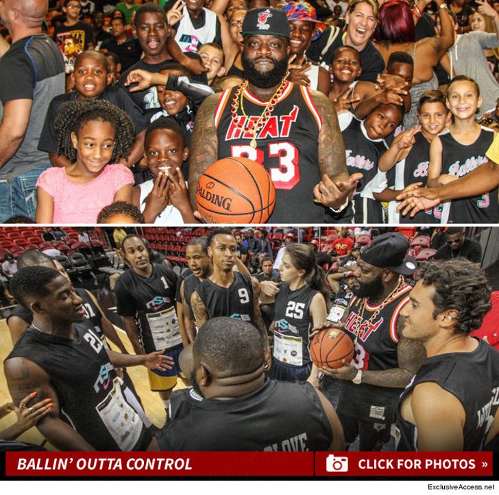 Rick Ross -- Outcoached For Good Cause ... Loses Charity Hoops Game To Ex-NFL Star