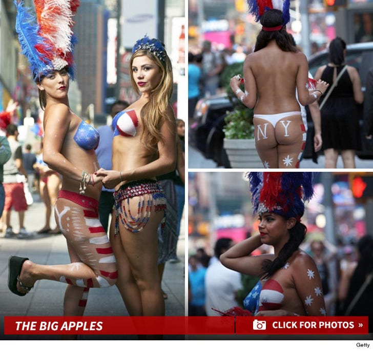 The Big Apples -- Painted NYC Girls