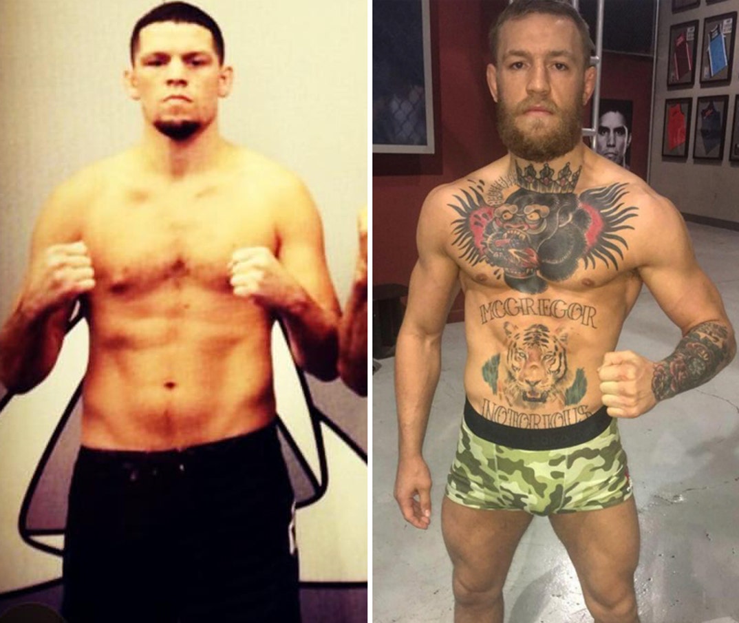 Total UFC Knockout? Nate Diaz (31) vs. Conor McGregor (28)