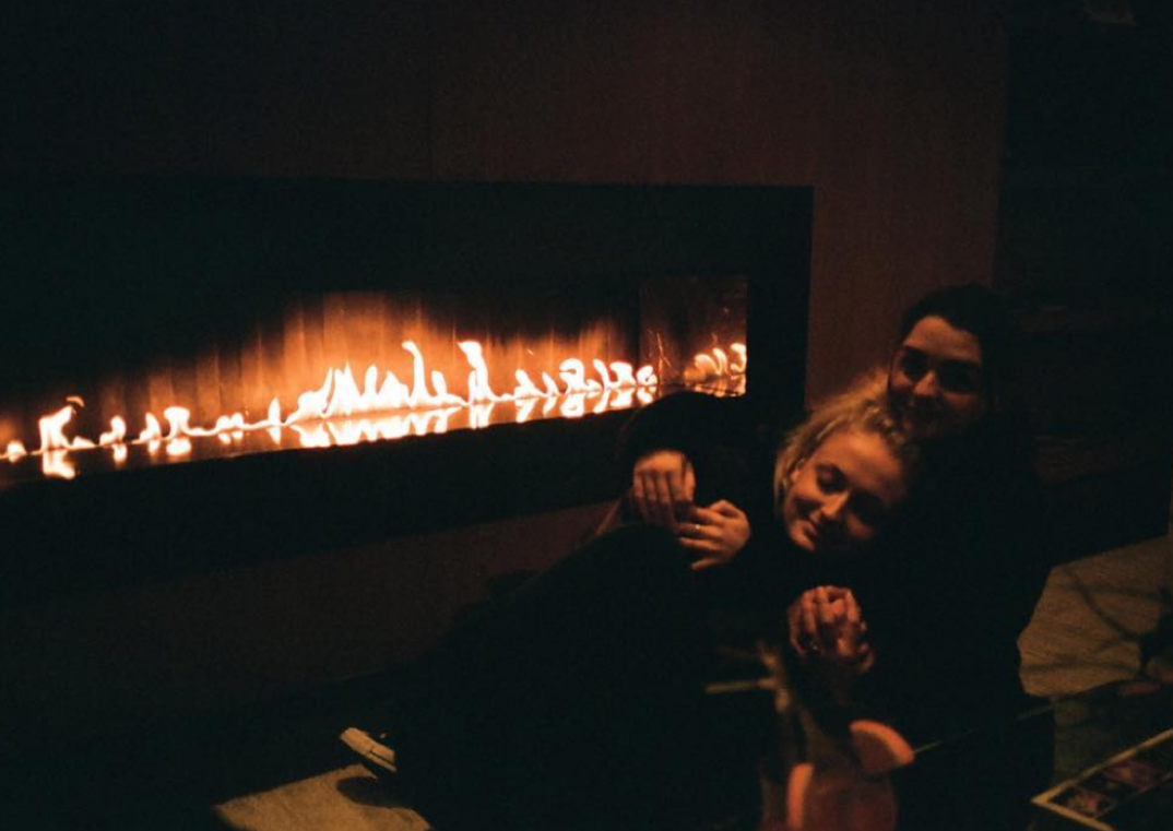 Sophie Turner and Maisie Williams