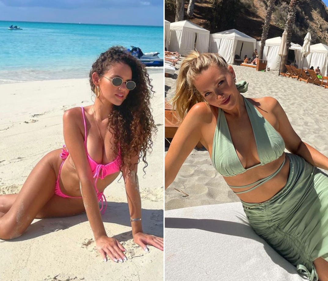 Madison Pettis (22) vs. Camille Kostek (29) -- Beach Babes Edition