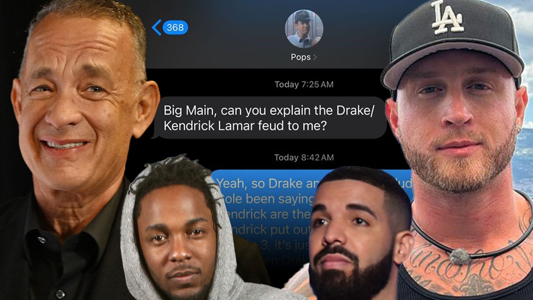 Tom Hanks' Son Chet Explains Kendrick & Drake Beef To Him Over Text