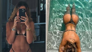 Woman In A Pool In a Bikini