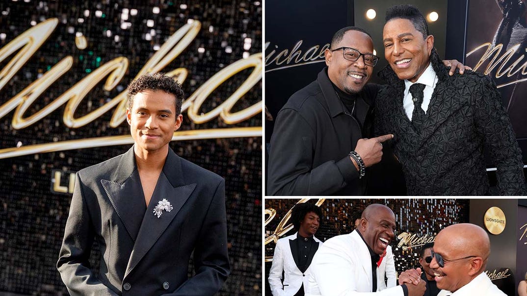 Jaafar Jackson, Martin Lawrence and Jermaine Jackson, Magic Johnson and Marlon Jackson