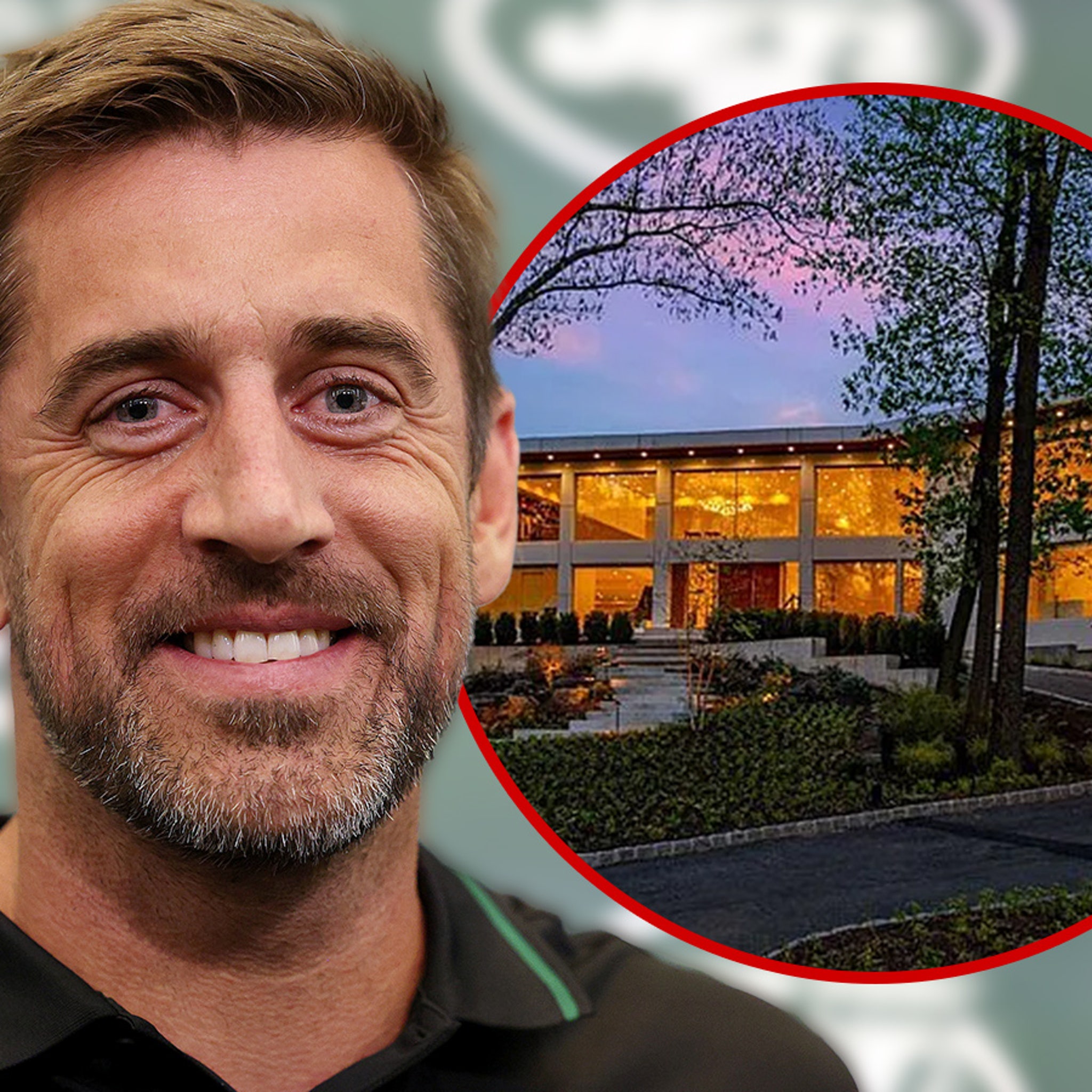 See inside Aaron Rodgers' cool new ultramodern New Jersey home