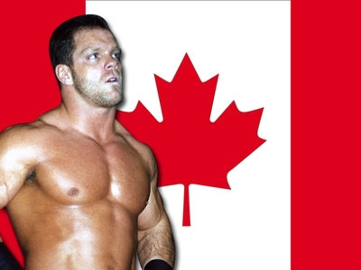 Chris Benoit and the Canadian flag