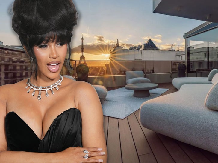 Cardi B's Paris Fashion Week Airbnb