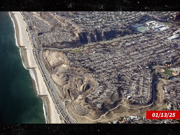 Pacific Palisades después del incendio Getty Sub Swipe