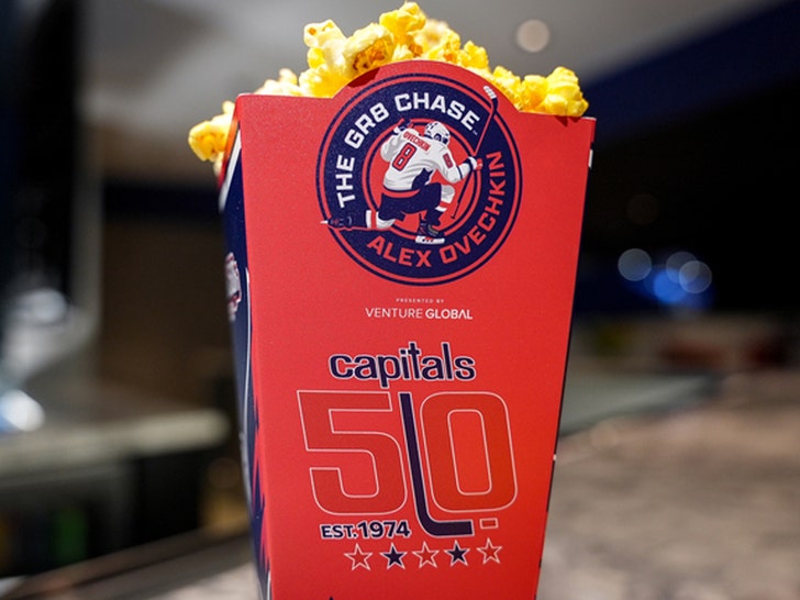 alex ovechkin popcorn Aramark Sports + Entertainment