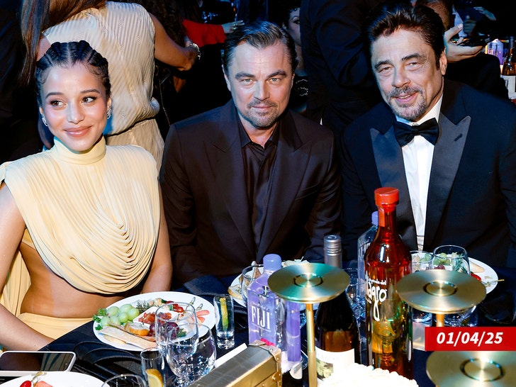 leonardo dicaprio Chase Infiniti Benicio del Toro getty