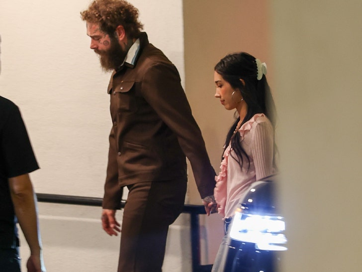 Post Malone and fiancée Christy Lee backgrid