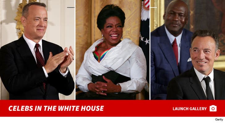 Celebs in The White House