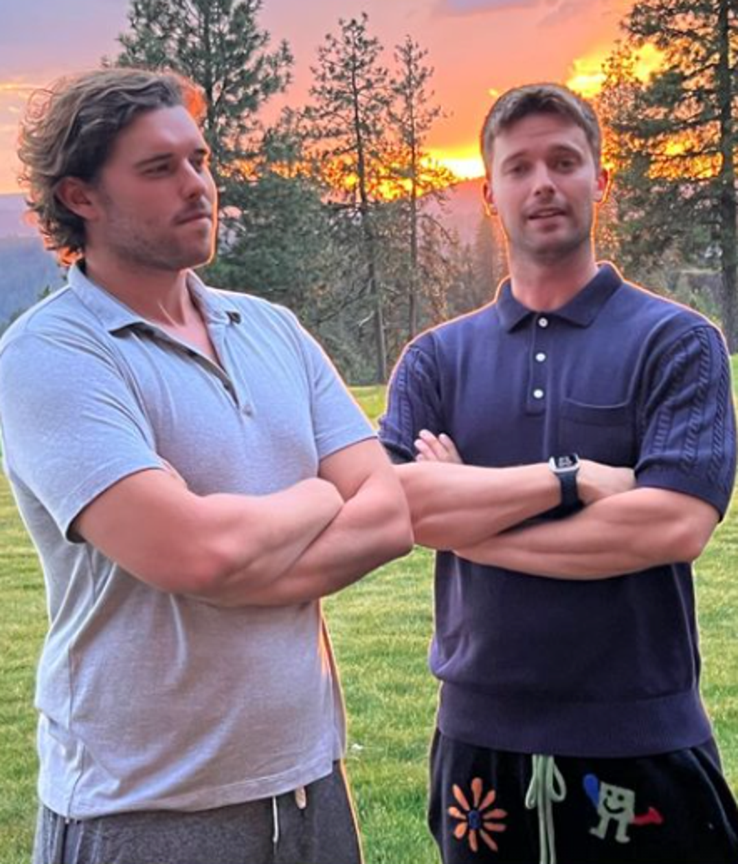 Patrick and Christopher Schwarzenegger