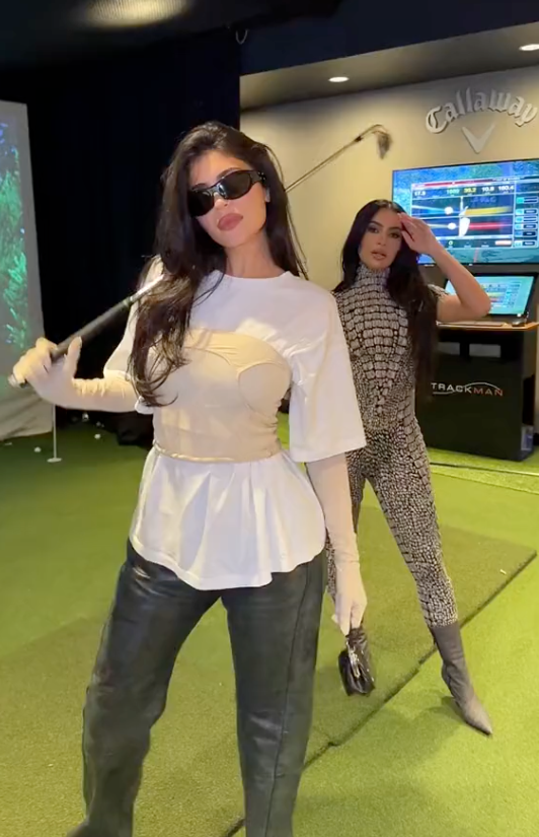 Kylie Jenner and Kim Kardashian