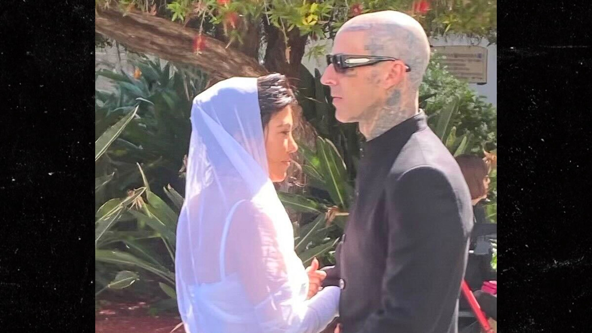 Kourtney Kardashian & Travis Barker Married (For Real) in Santa Barbara - TMZ