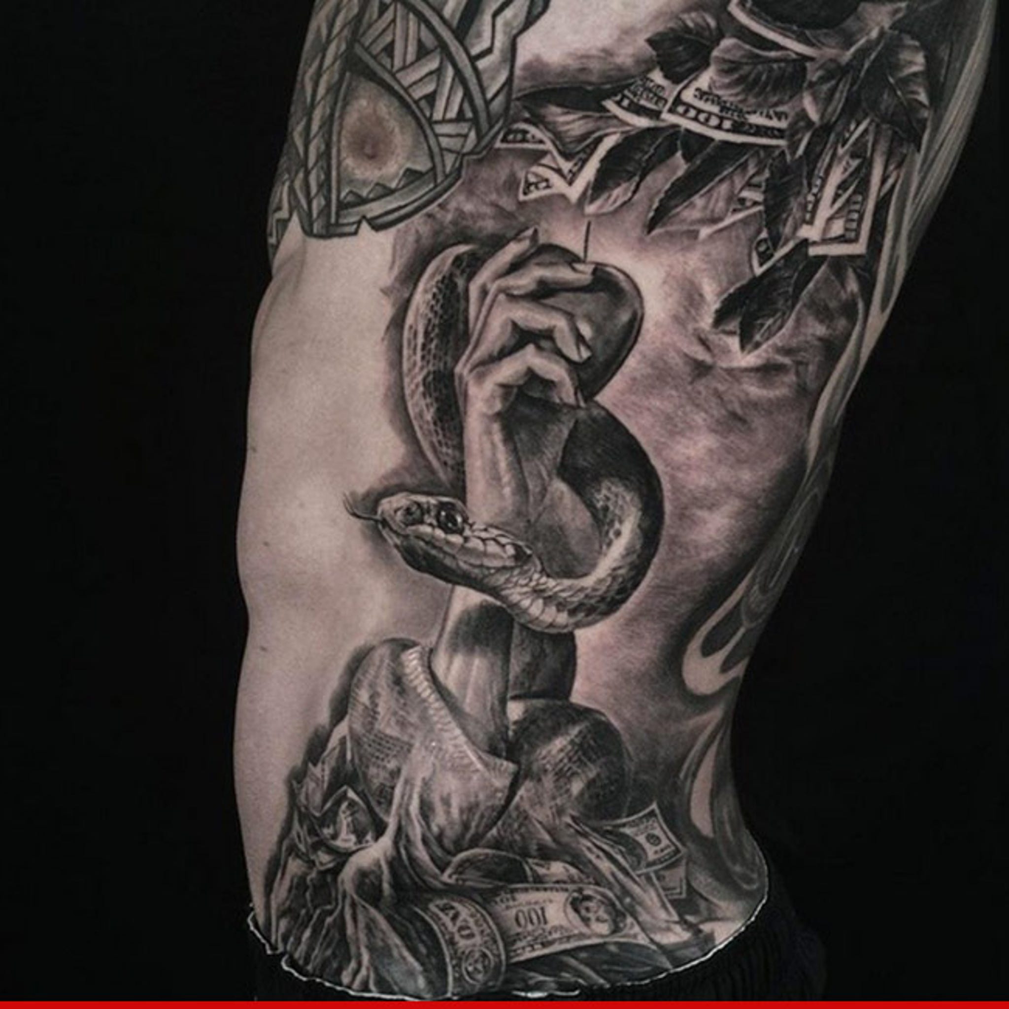 Colin Kaepernick's New Tattoo -- Money Is the Root Of All Evil