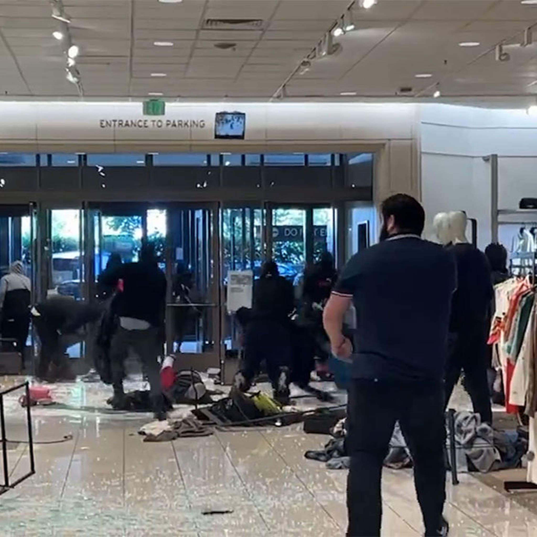 Flash Mob Hits Nordstrom in Brazen Smash-And-Grab Looting