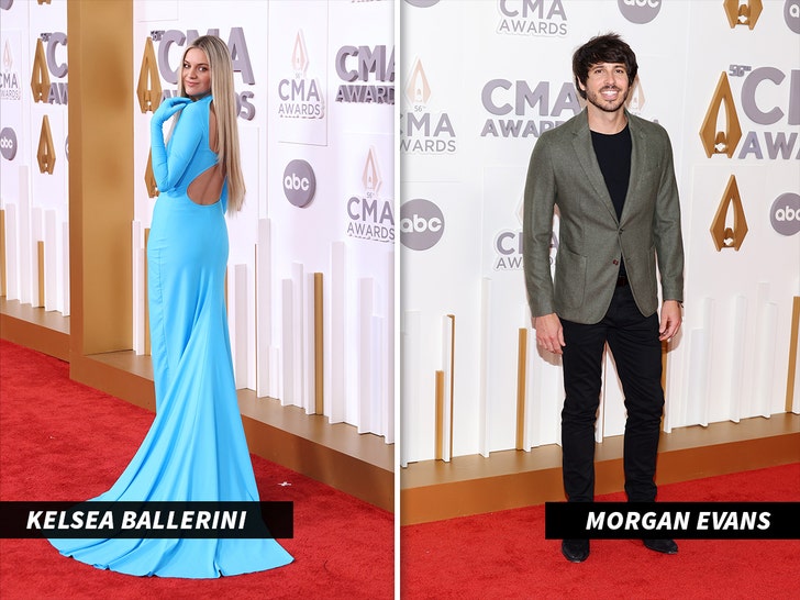 morgan evans and kelsea ballerini at cma award