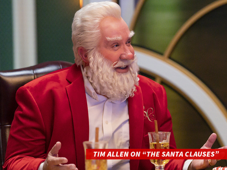 Tim Allen on “The Santa Clauses” Disney/James Clark