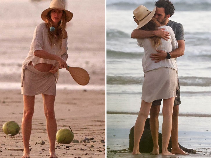 Gisele Bündchen And BF Joaquim Valente Pack On PDA At Beach In Costa Rica