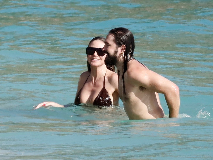 Heidi Klum And Tom Kaultiz In Saint Barthelemy