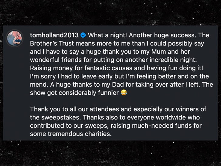 Tom Holland Instagram Sub