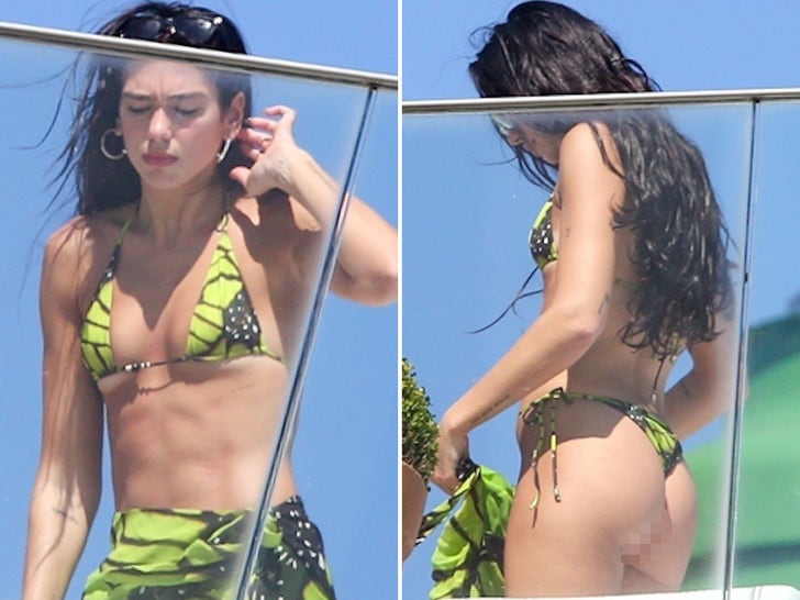 Dua Lipa Displays Her Slim Bikini Body in Rio!