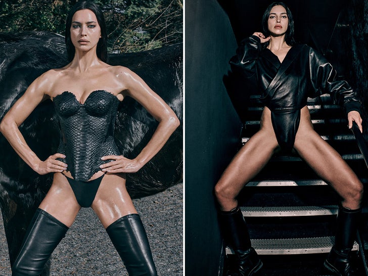 Irina Shayk -- Shaykin' Things Up In BDSM For V Magazine