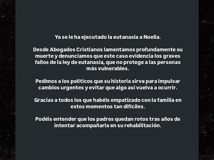 Nolia eutanasia bajo x