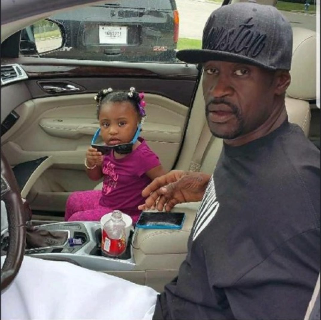 George Floyd and daughter