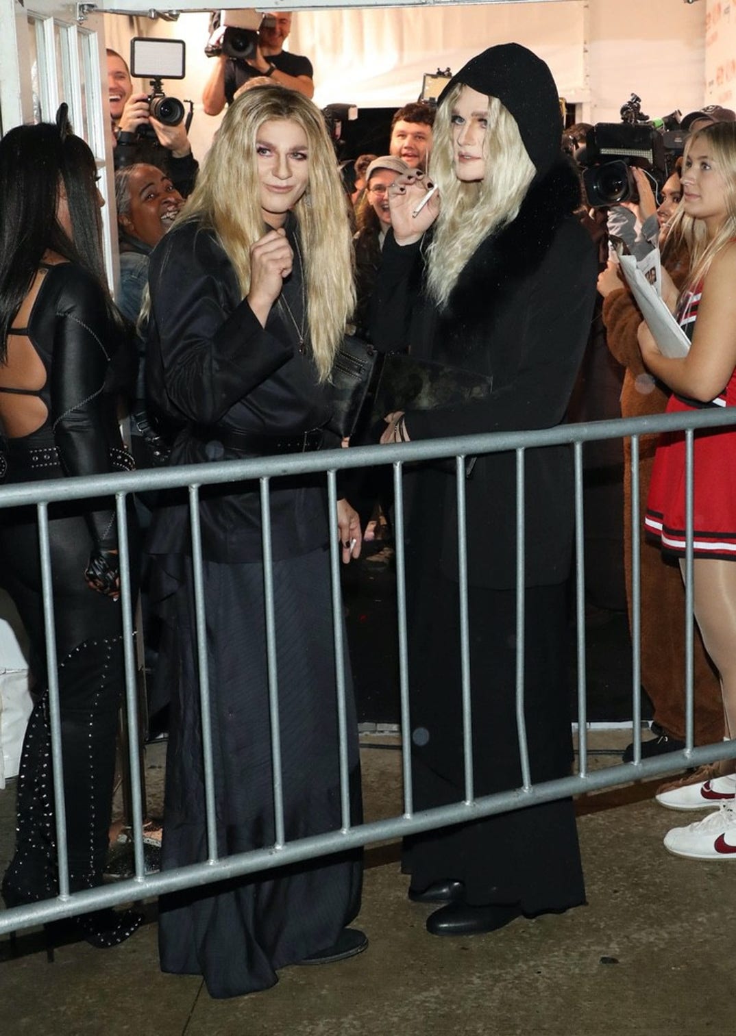 David Burtka and Neil Patrick Harris as Mary Kate and Ashley Olsen