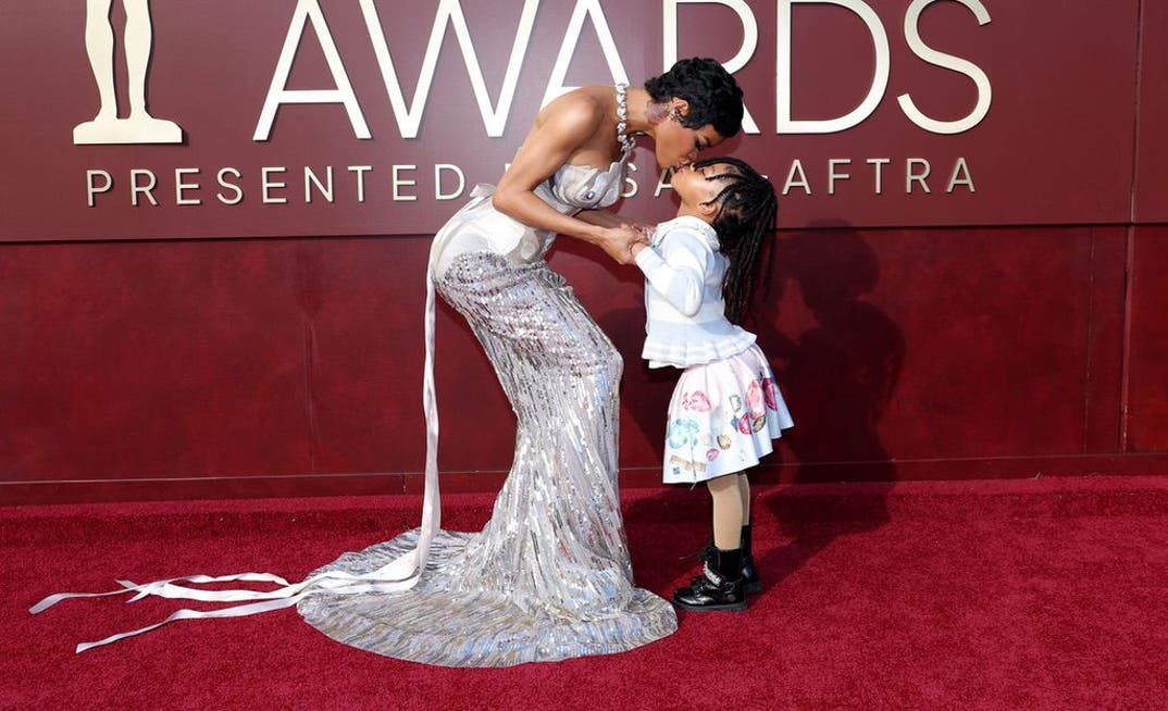 Teyana Taylor Rue Rose Shumpert 32nd Annual Actor Awards 0