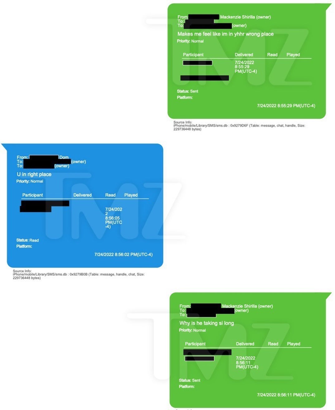Mackeznie Shirilla Last Texts With Dominic Russo 5