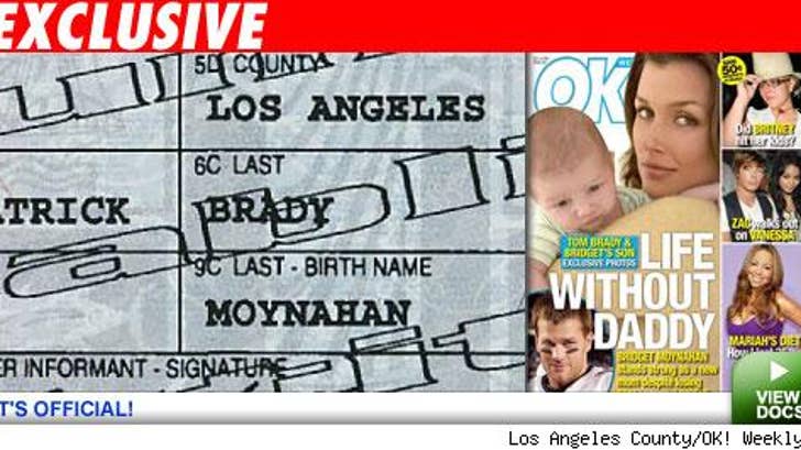 Moynahan birth certificate