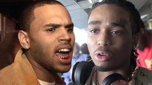 Chris Brown & Migos Square Off at BET Awards After-Party