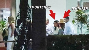 Jennifer Aniston, Courteney Cox Arrive in Cabo After Emergency Landing