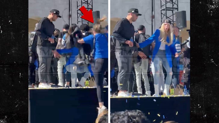 Photographer who fell in front of Matthew Stafford suffered