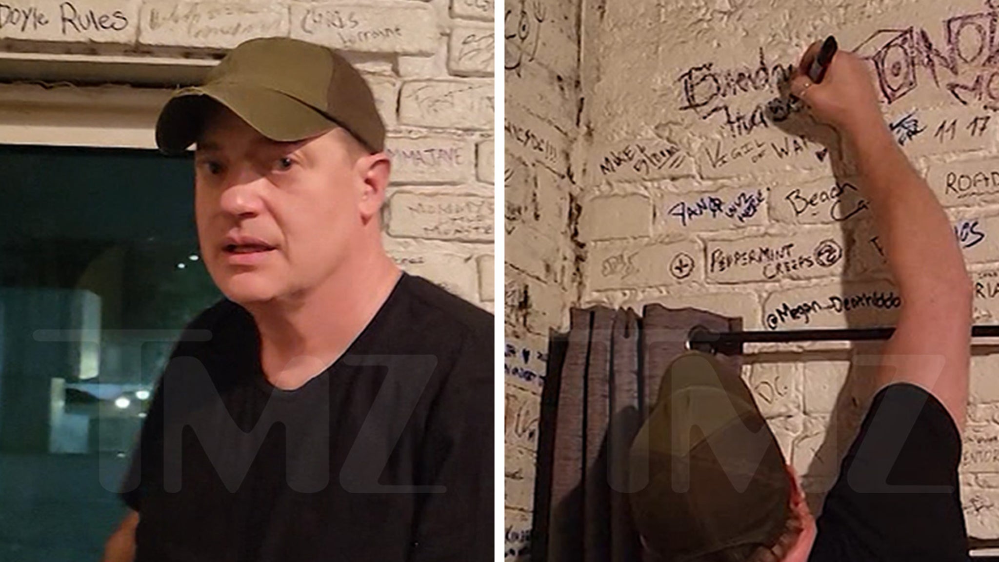 Brendan Fraser meglepi Whisky a Go Go Crowd-ot, és támogatja fiát, miután Oscar-díjat nyert