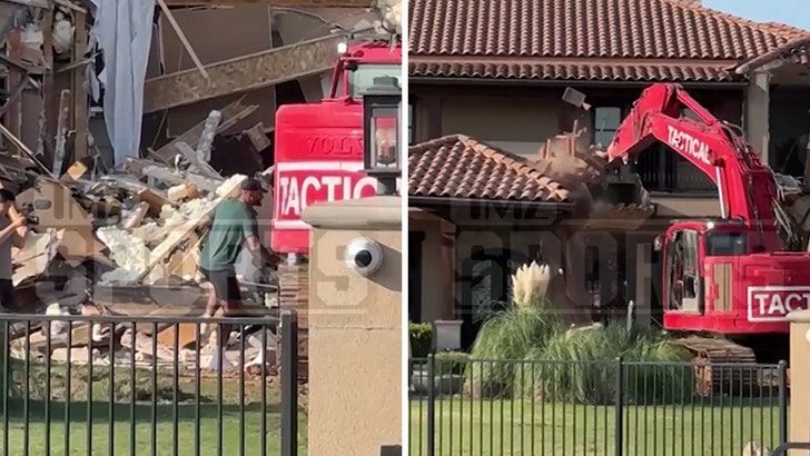 Dak Prescott Watches His Texas Mansion Get Demolished