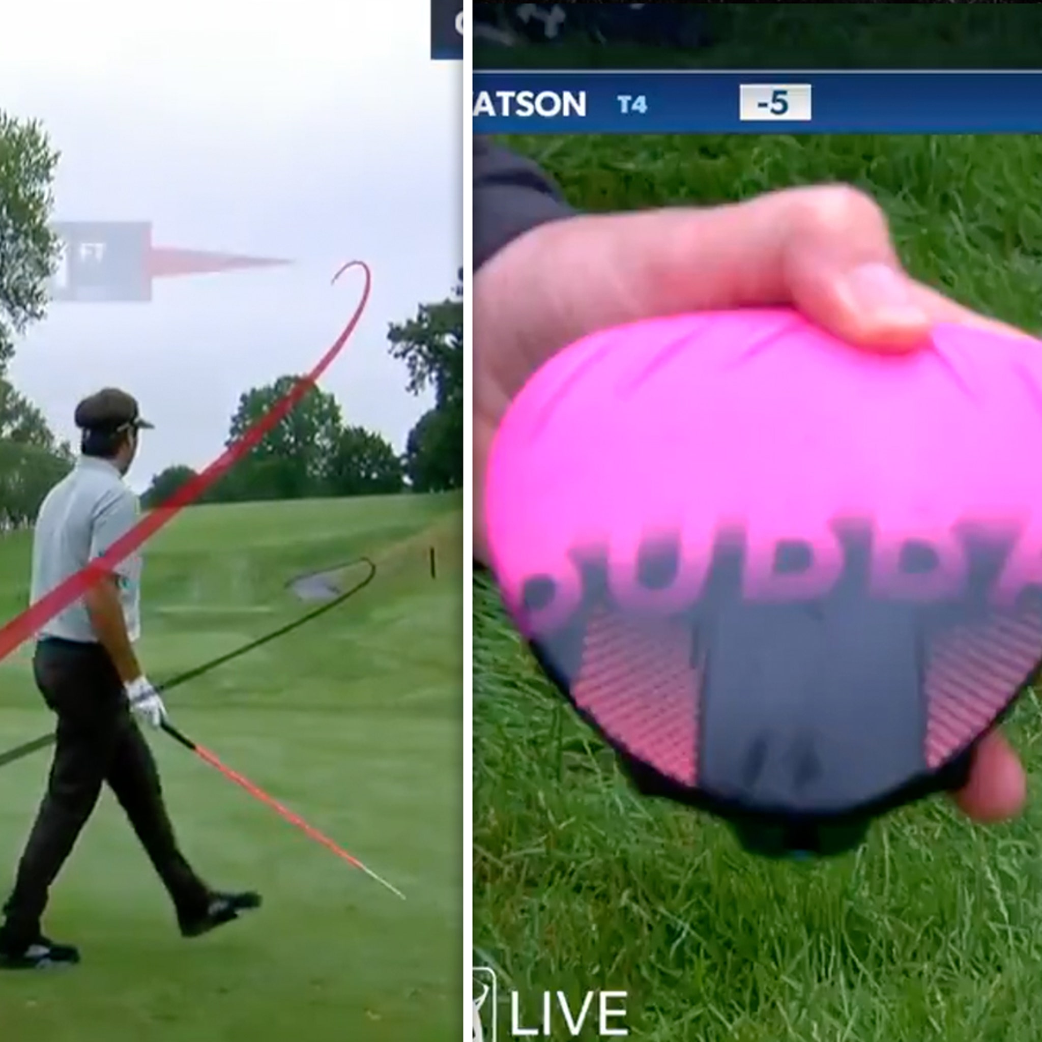 Bubba Watsons Driver Head Snaps Off On Unreal Tee Shot, That Was Crazy