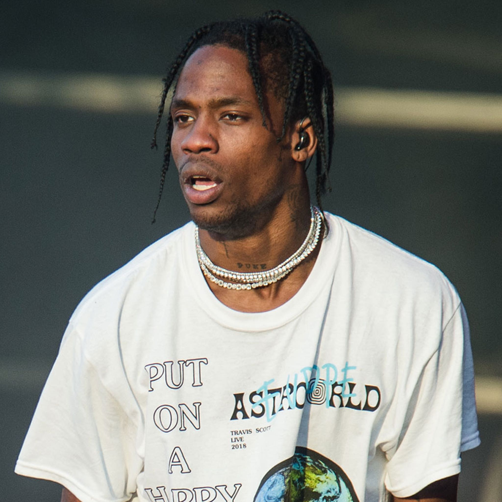 Travis Scott Hits Miami Club For First Public Performance After