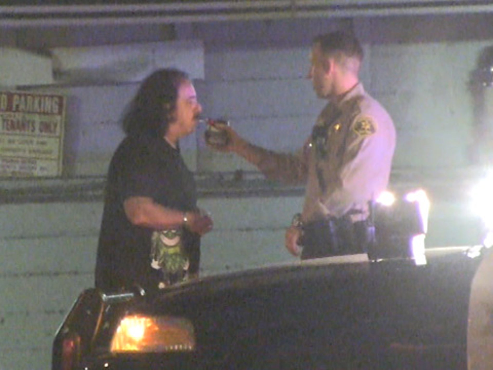 Ron Jeremy -- Gets His Car Impounded ... No License, No Ride