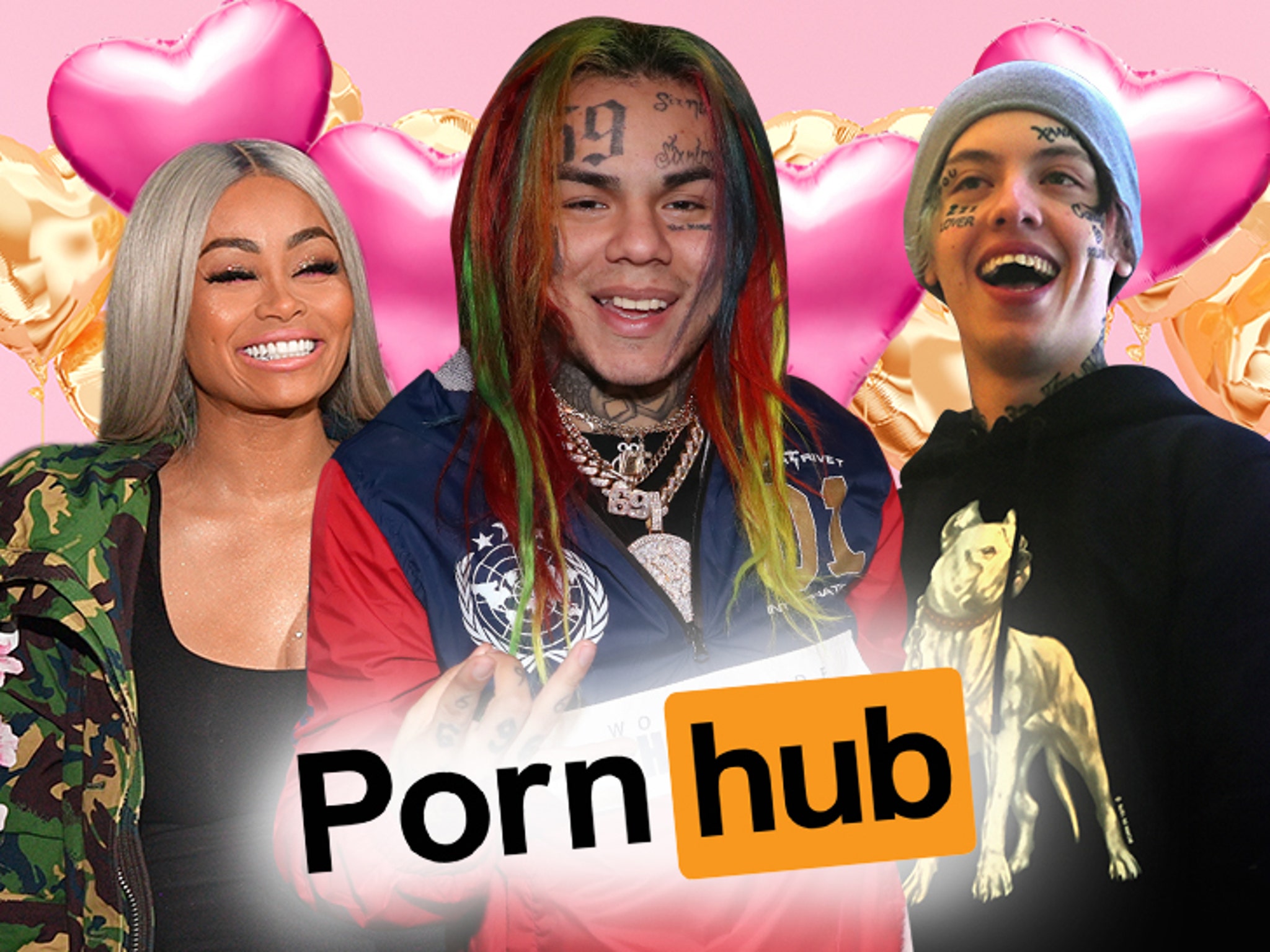Tekashi 6ix9ine, Chyna & Lil Xan Release New Music for Pornhubs V-Day Album